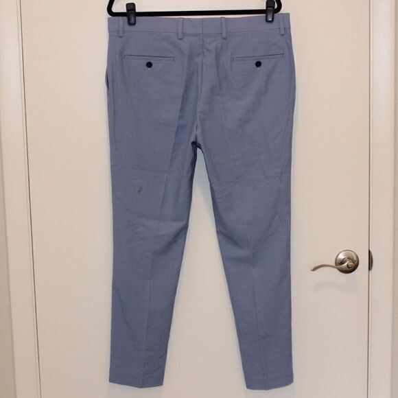 The Savile Row Blue Brixton Pants Men Size 36 - Picture 6 of 12